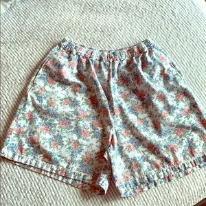 VTG Venezia Floral Denim Shorts